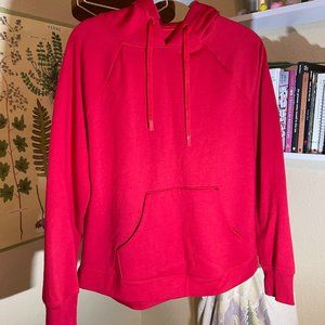 Plain red sweatshirt
